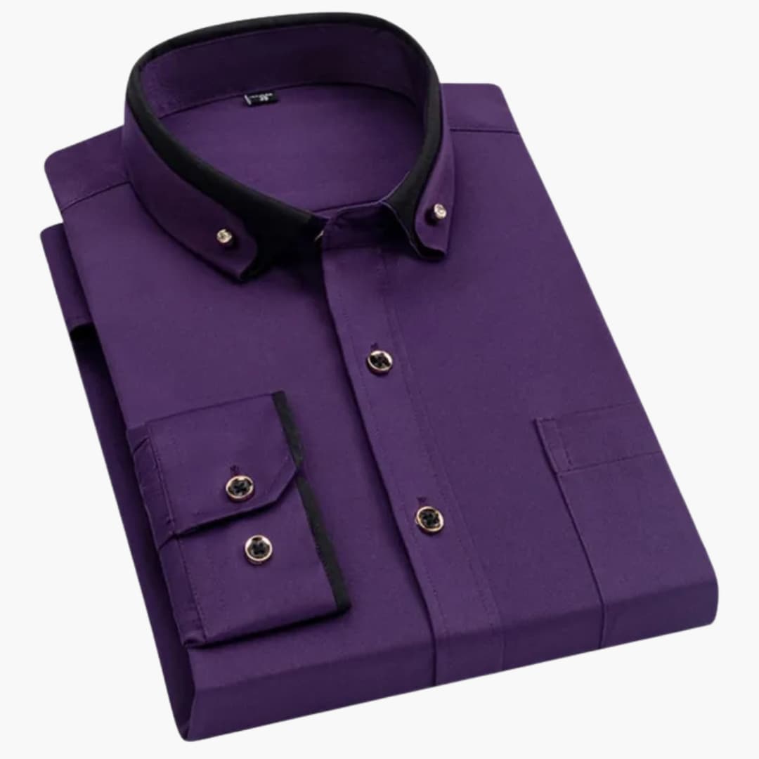 Paul™ | Camicia Elegante A Contrasto