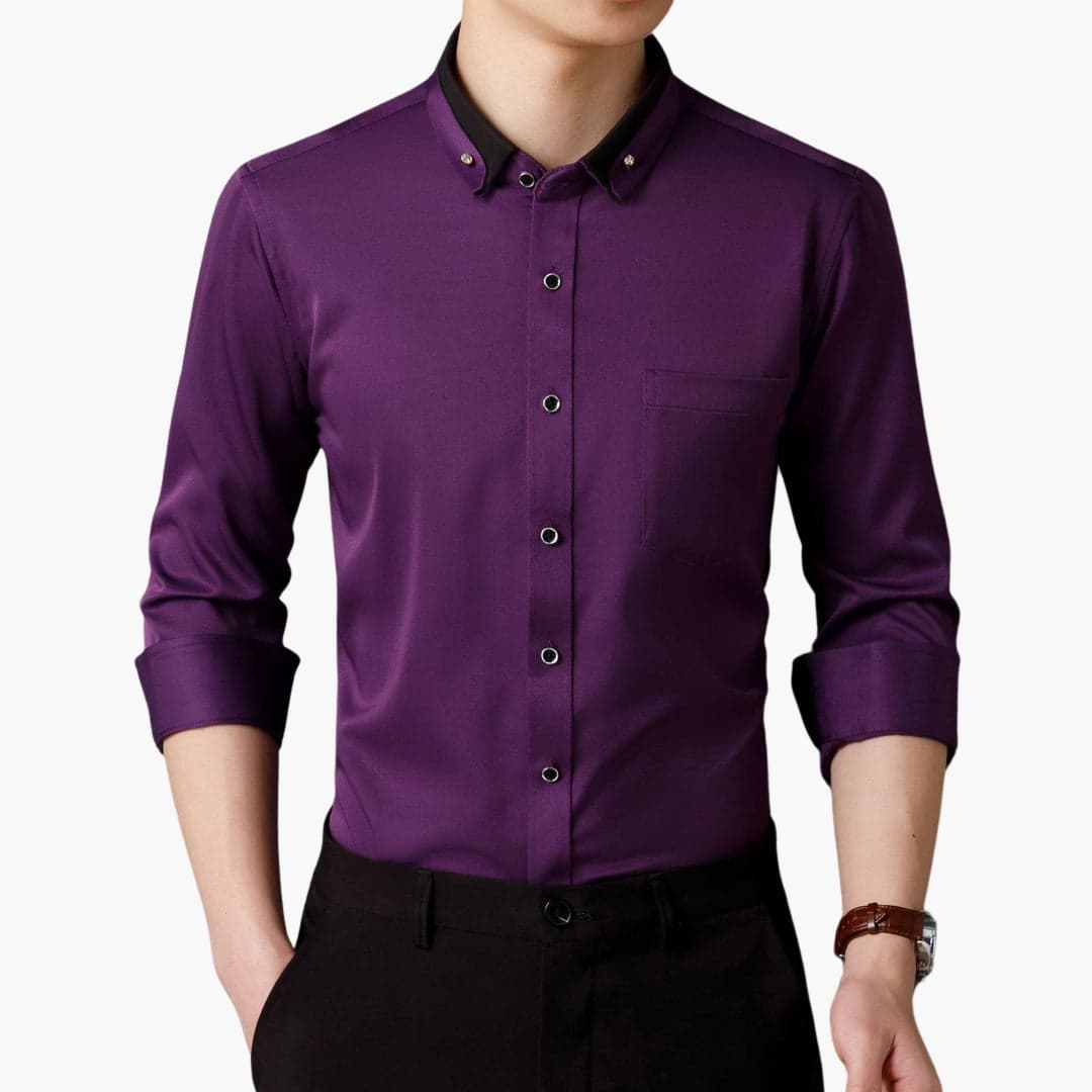 Paul™ | Camicia Elegante A Contrasto