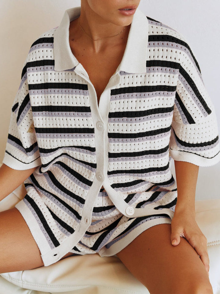 Caressa | Multicoloured Knit Set