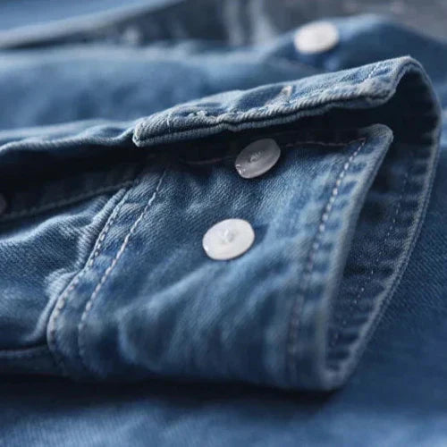 Piero™ | Camicia In Denim Vintage