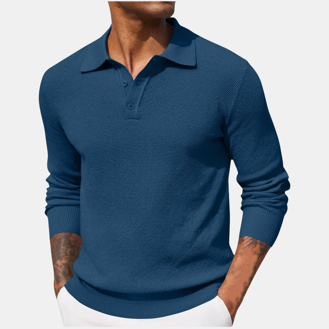 Antonio™  | Polo a Maniche Lunghe in Piquet