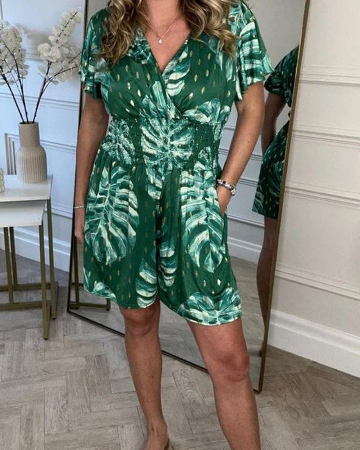 VAYNARA | FLORAL POCKET ROMPERS