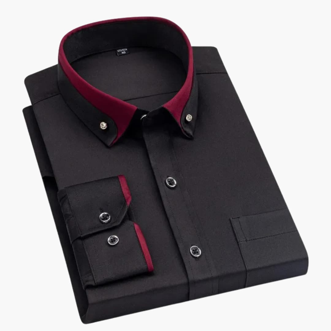 Paul™ | Camicia Elegante A Contrasto