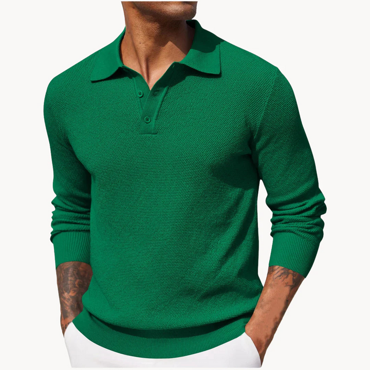 Antonio™  | Polo a Maniche Lunghe in Piquet