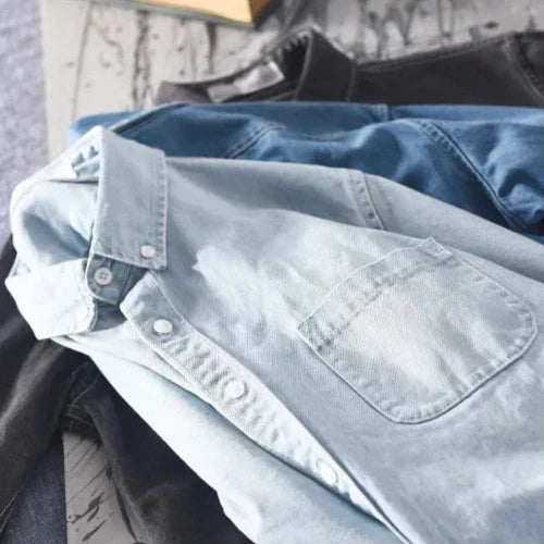 Piero™ | Camicia In Denim Vintage