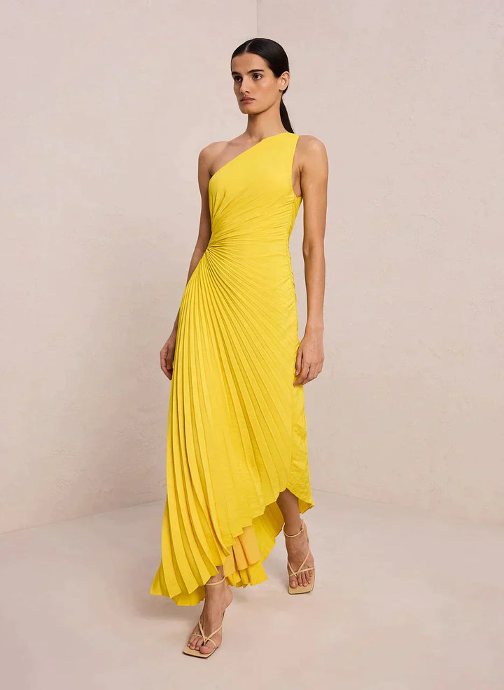 Rhea | One-Shoulder Midi