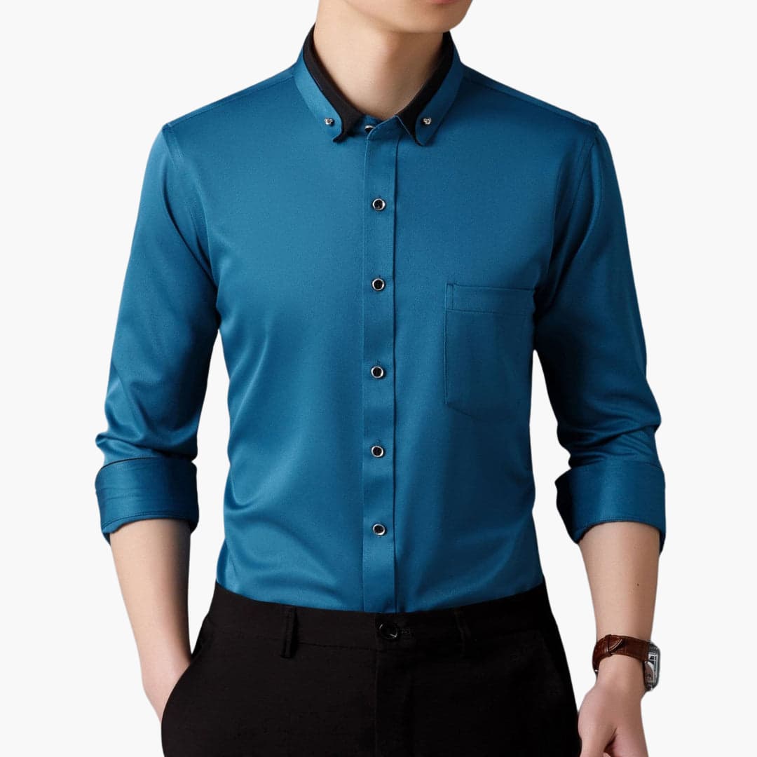 Paul™ | Camicia Elegante A Contrasto