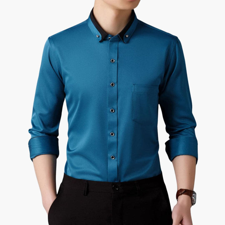 Paul™ | Camicia Elegante A Contrasto