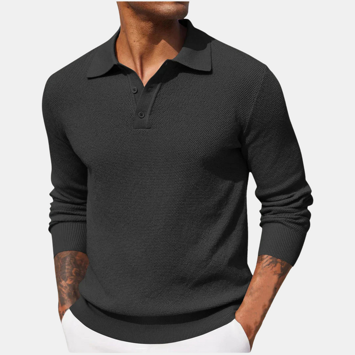 Antonio™  | Polo a Maniche Lunghe in Piquet