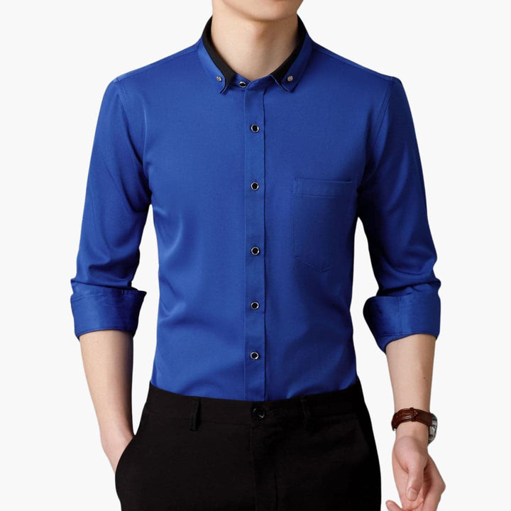 Paul™ | Camicia Elegante A Contrasto