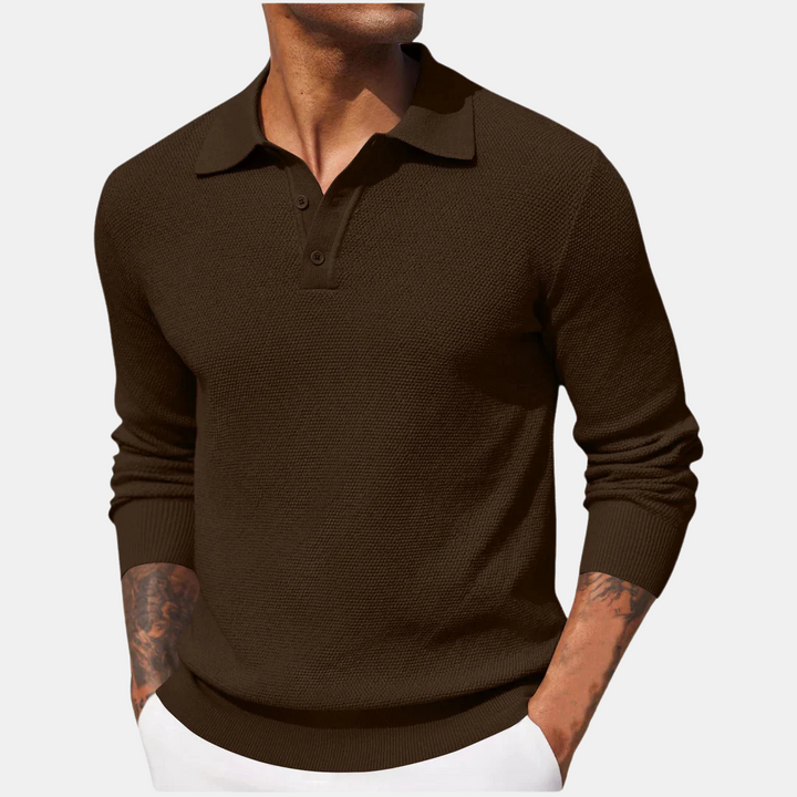 Antonio™  | Polo a Maniche Lunghe in Piquet