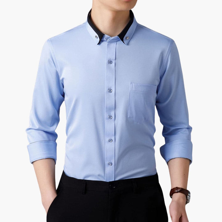 Paul™ | Camicia Elegante A Contrasto