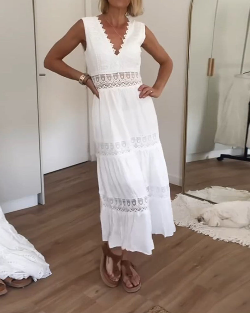 Clover | WHITE LACE DRESS