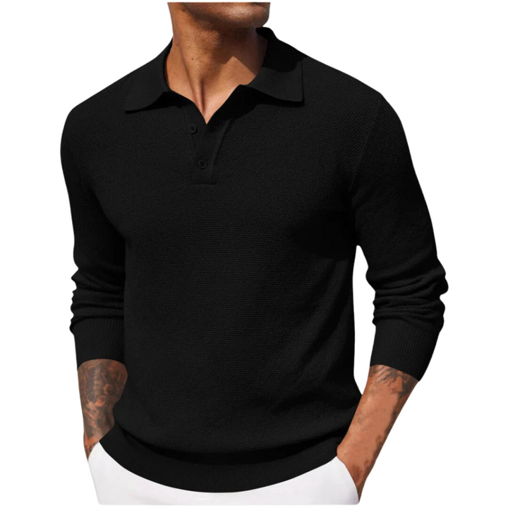 Antonio™  | Polo a Maniche Lunghe in Piquet