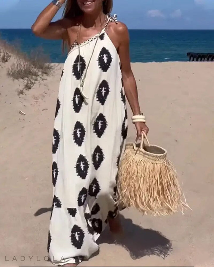 Solis | Loose One Shoulder Maxi Dress