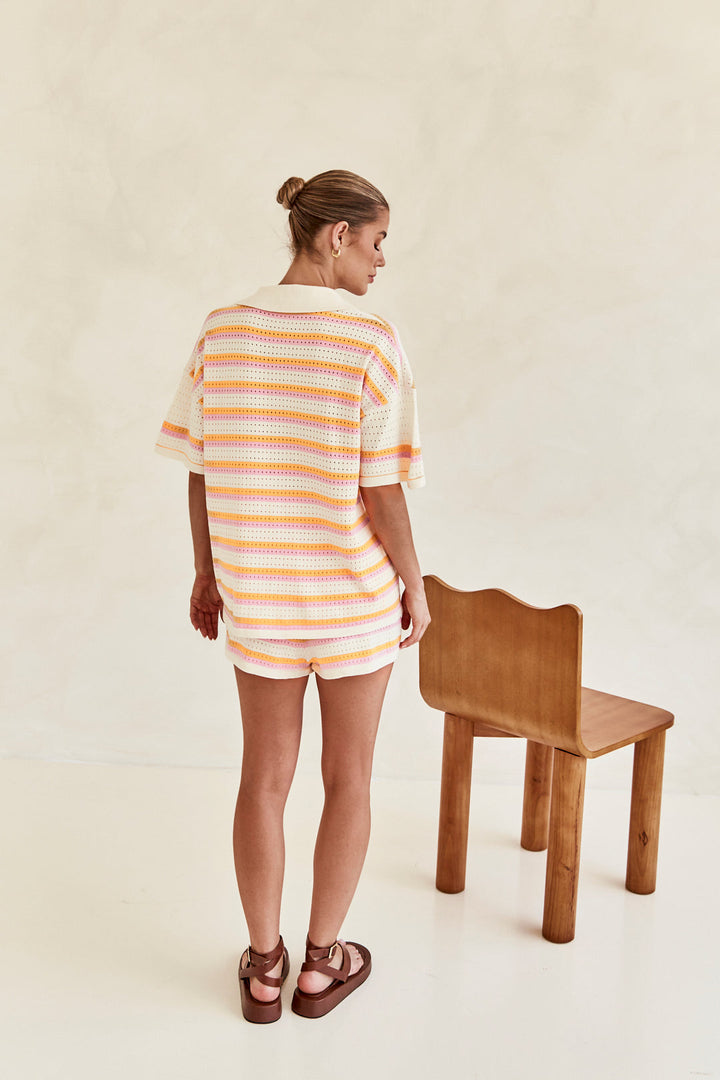 Caressa | Multicoloured Knit Set