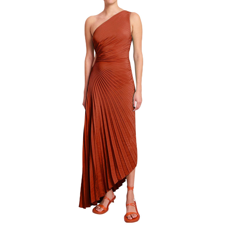 Rhea | One-Shoulder Midi