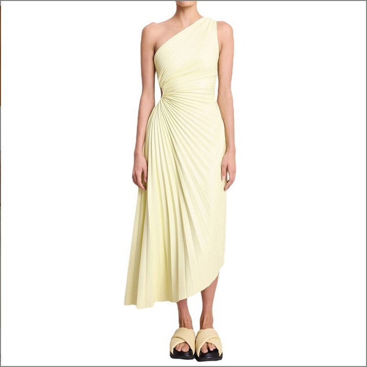 Rhea | One-Shoulder Midi