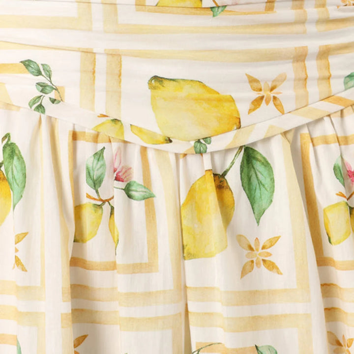 Sorrento Lemon Maxi Dress