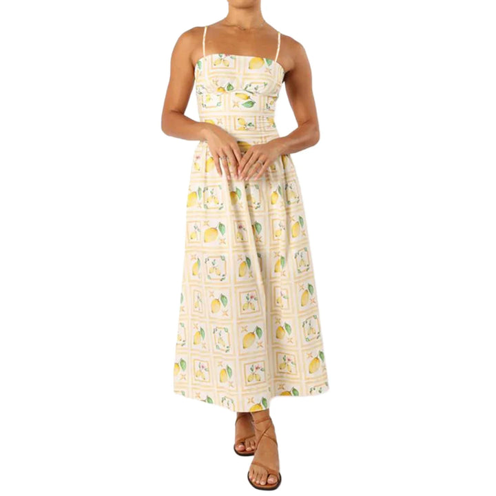 Sorrento Lemon Maxi Dress