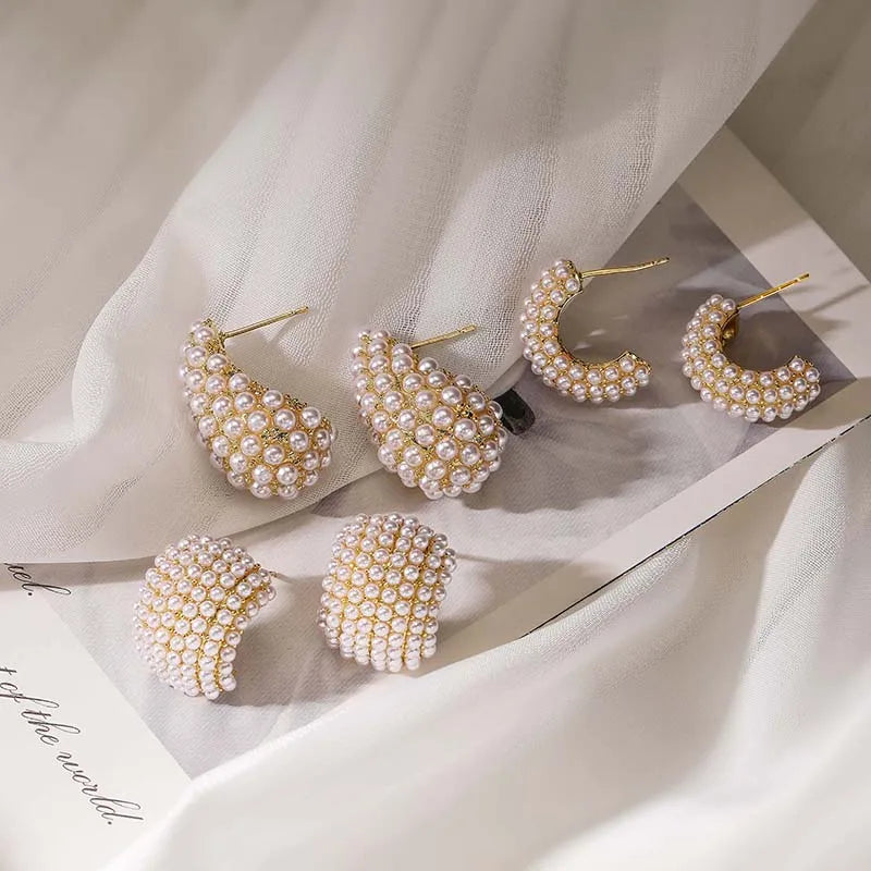 Lottie™ | Pearl Hoops