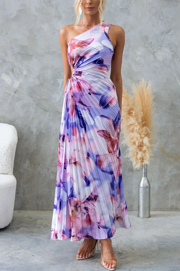 Deja | Floral Pleats