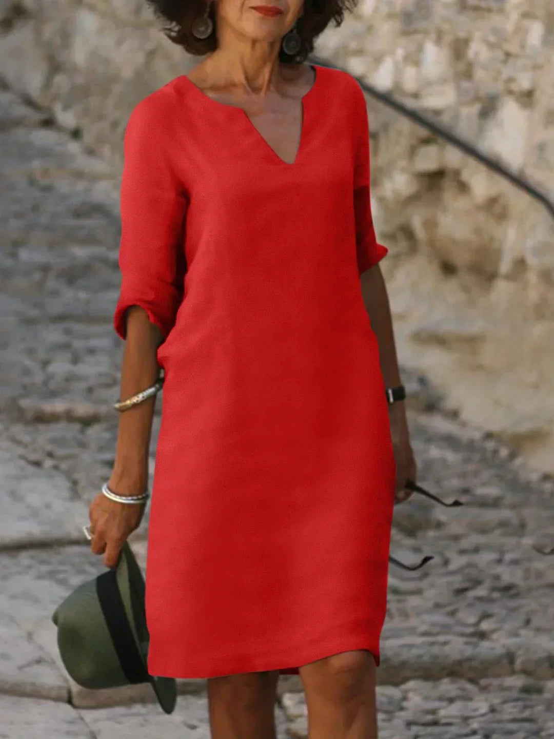 Josette™ | V-Neck Dress