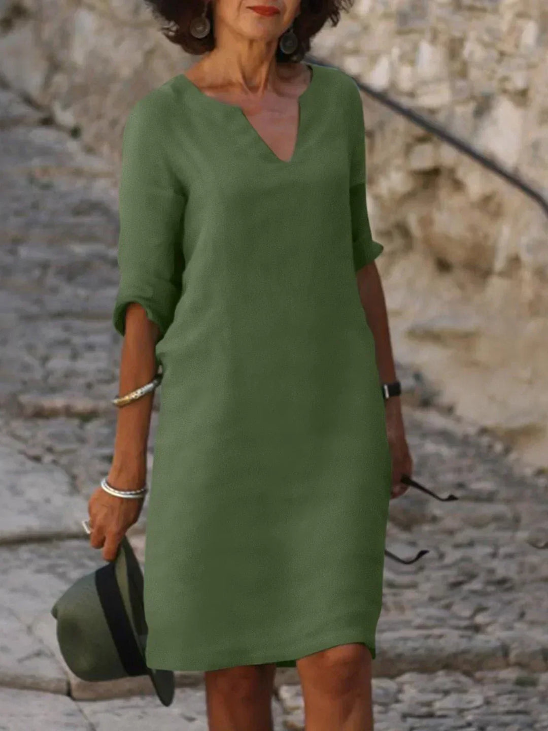 Josette™ | V-Neck Dress