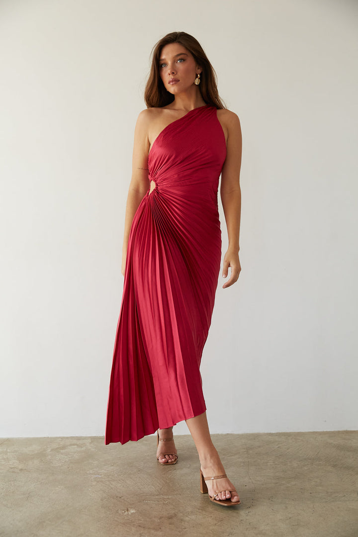 Rhea | One-Shoulder Midi