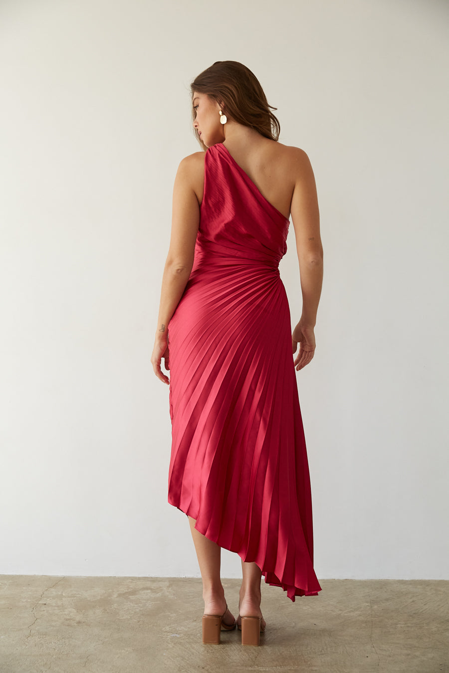 Rhea | One-Shoulder Midi